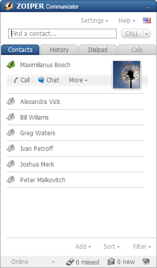 VoIP Crave Zoiper VoIP software
